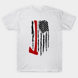 USA Firefighter Flag T-Shirt